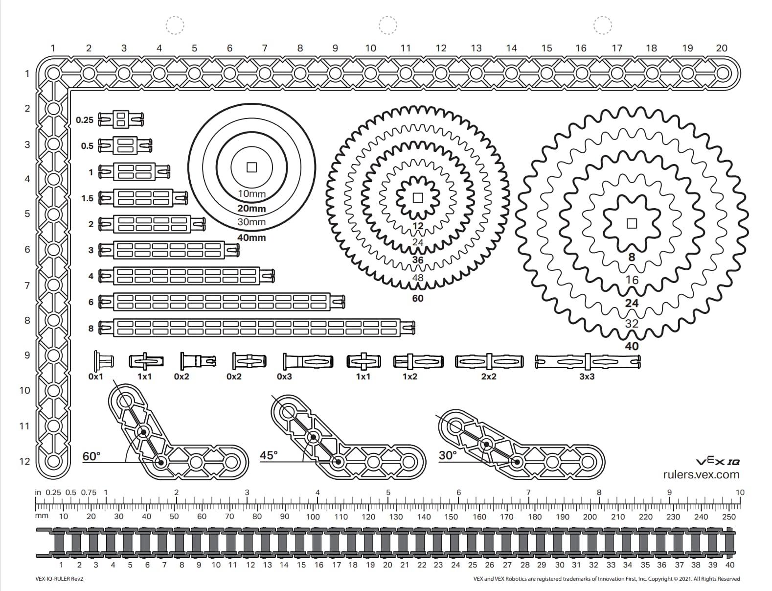 Vex Iq (2nd Gen) Interactive Parts Poster - Vex Iq - Vex Professional 